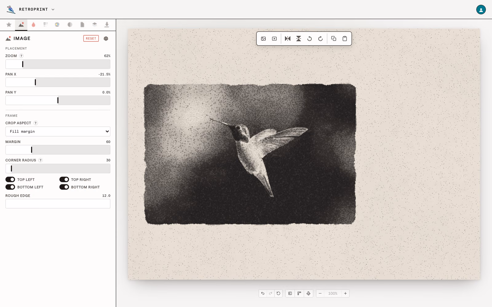 El estudio de RETROPRINT: Dale aire a la foto y ponla a un lado