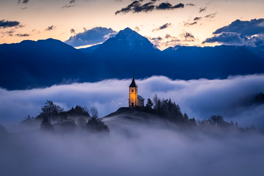 Church of St. Primus and Felician: the photograph it was printed from