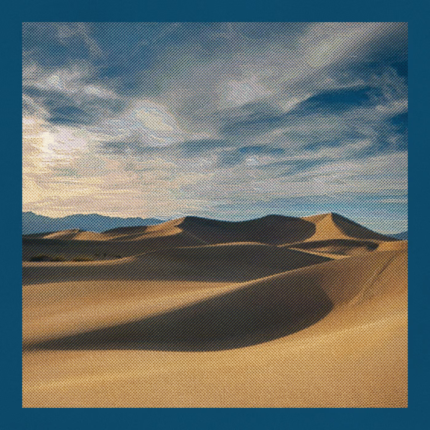 Death Valley: the print, 5 inks on warm stock