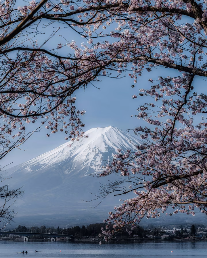 Mt Fuji: the photograph it was printed from