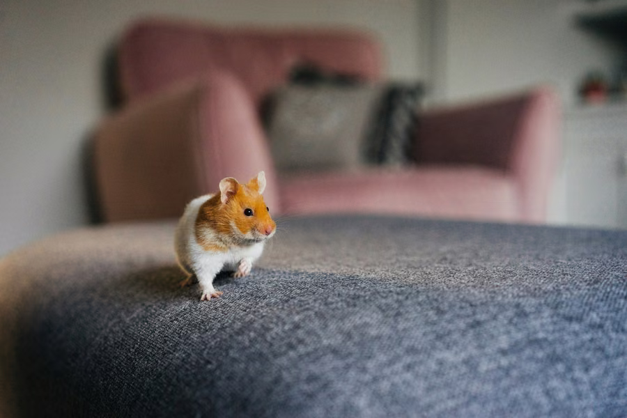 Walking Hamster: the photograph it was printed from